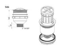 3MONKEEZ Scraptrap 125mm Sink Waste Arrestor -Wahl Pet Care Shop 3M SSBW 1 2