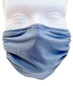 Breathe Healthy Mask - Honeycomb Steel Blue