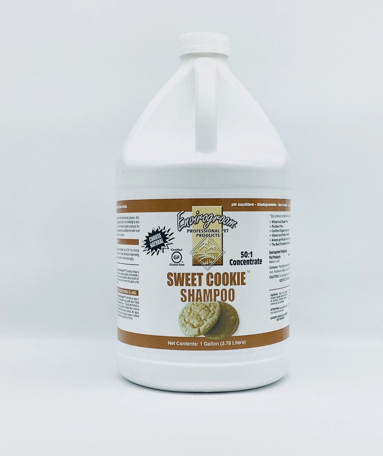 Envirogroom Sweet Cookie Shampoo 50:1 Concentrate 1 Gallon 3 Envirogroom Sweet Cookie Shampoo 50:1 Concentrate 1 Gallon