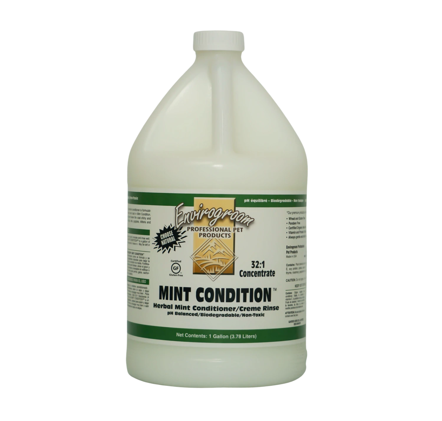 Envirogroom Mint Creme Rinse Conditioner 1 Gallon 3 Envirogroom Mint Creme Rinse Conditioner 1 Gallon