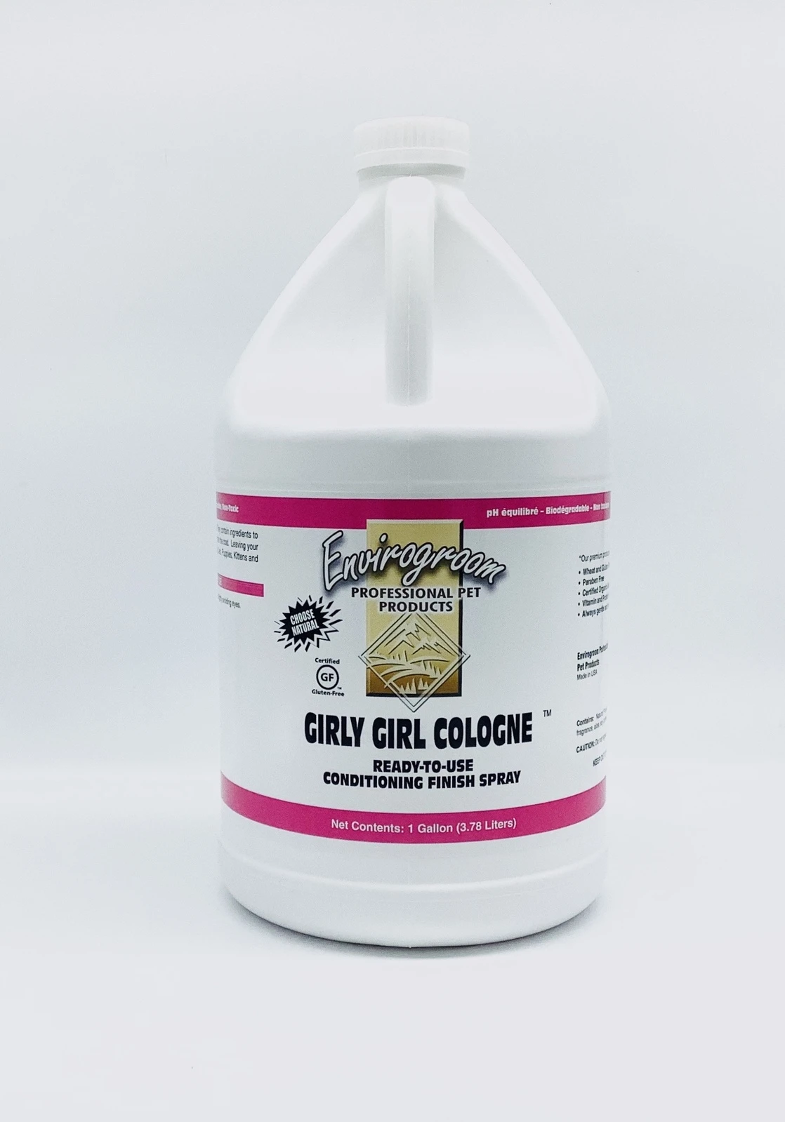 Envirogroom Girly Girl Cologne RTU Conditioning Finish Spray 1 Gallon 3 Envirogroom Girly Girl Cologne RTU Conditioning Finish Spray 1 Gallon