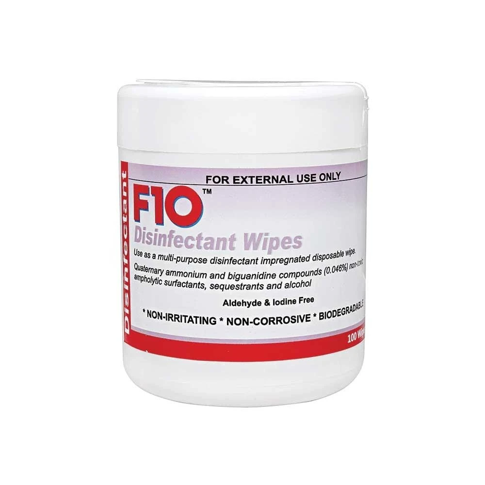 F10 Disinfectant Wipes (100 Wipes) 3 F10 Disinfectant Wipes (100 Wipes)