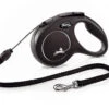 Flexi Classic Cord For Dogs Retractable Lead Black Small 5m