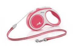 Flexi Comfort Cord For Dogs Retractable Lead Red Small 5m