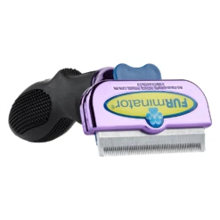 Furminator DeShedding Tool - Large Cat Short Hair Metallic [Purple] -Wahl Pet Care Shop FU 01225 2