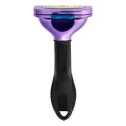 Furminator DeShedding Tool - Large Cat Short Hair Metallic [Purple] -Wahl Pet Care Shop FU 01225 5
