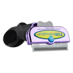 Furminator DeShedding Tool - Large Cat Long Hair Metallic [Purple] -Wahl Pet Care Shop FU 01226 2