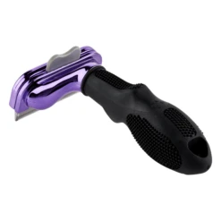 Furminator DeShedding Tool - Large Cat Long Hair Metallic [Purple] -Wahl Pet Care Shop FU 01226 4