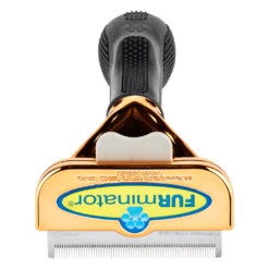 Furminator DeShedding Tool - Medium Dog Long Hair Metalic [Rose Gold] -Wahl Pet Care Shop FU 02516 3