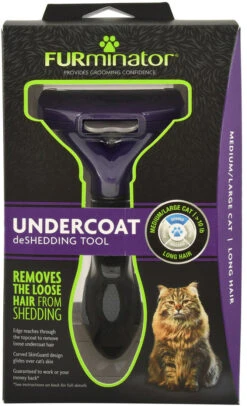 Furminator Undercoat DeShedding Tool - Medium Cat Long Hair
