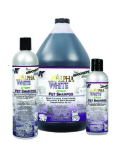 Groomer's Edge Alpha White Shampoo 3.8L -Wahl Pet Care Shop GE 12400 1