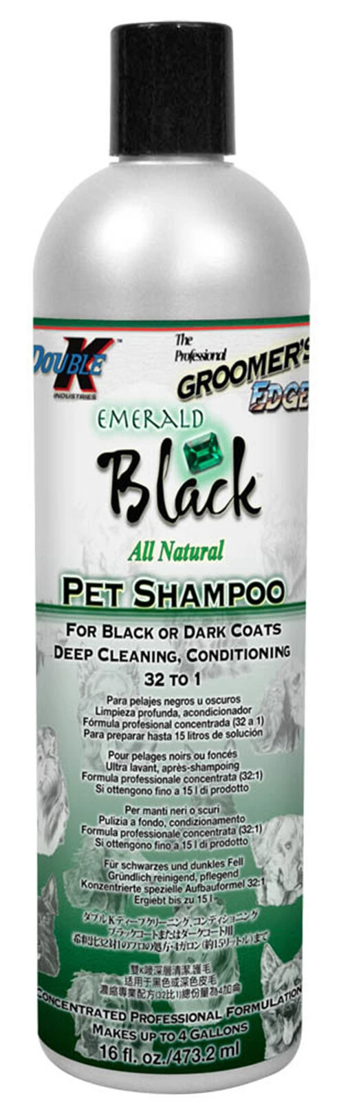 Groomer's Edge Emerald Black Shampoo 473ml 3 Groomer's Edge Emerald Black Shampoo 473ml