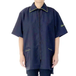 Groomtech Asti Grooming Jacket - Navy/Lime [Size: Small] -Wahl Pet Care Shop GT 81305 1