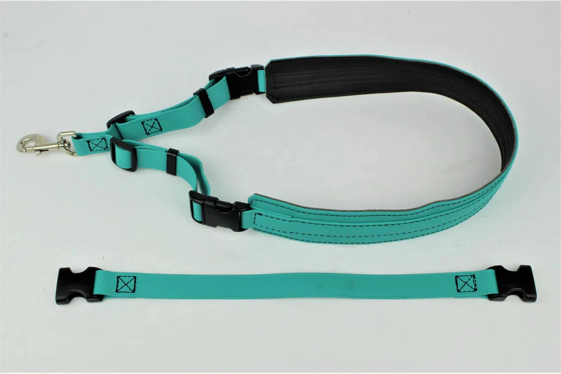 GroomTech Biothane Belly Strap Set - Teal 8 GroomTech Biothane Belly Strap Set - Teal - Image 6