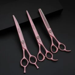 Groomtech Flamingos Grooming Scissors Kit, Set Of 3 -Wahl Pet Care Shop GT FL65 Set3 1
