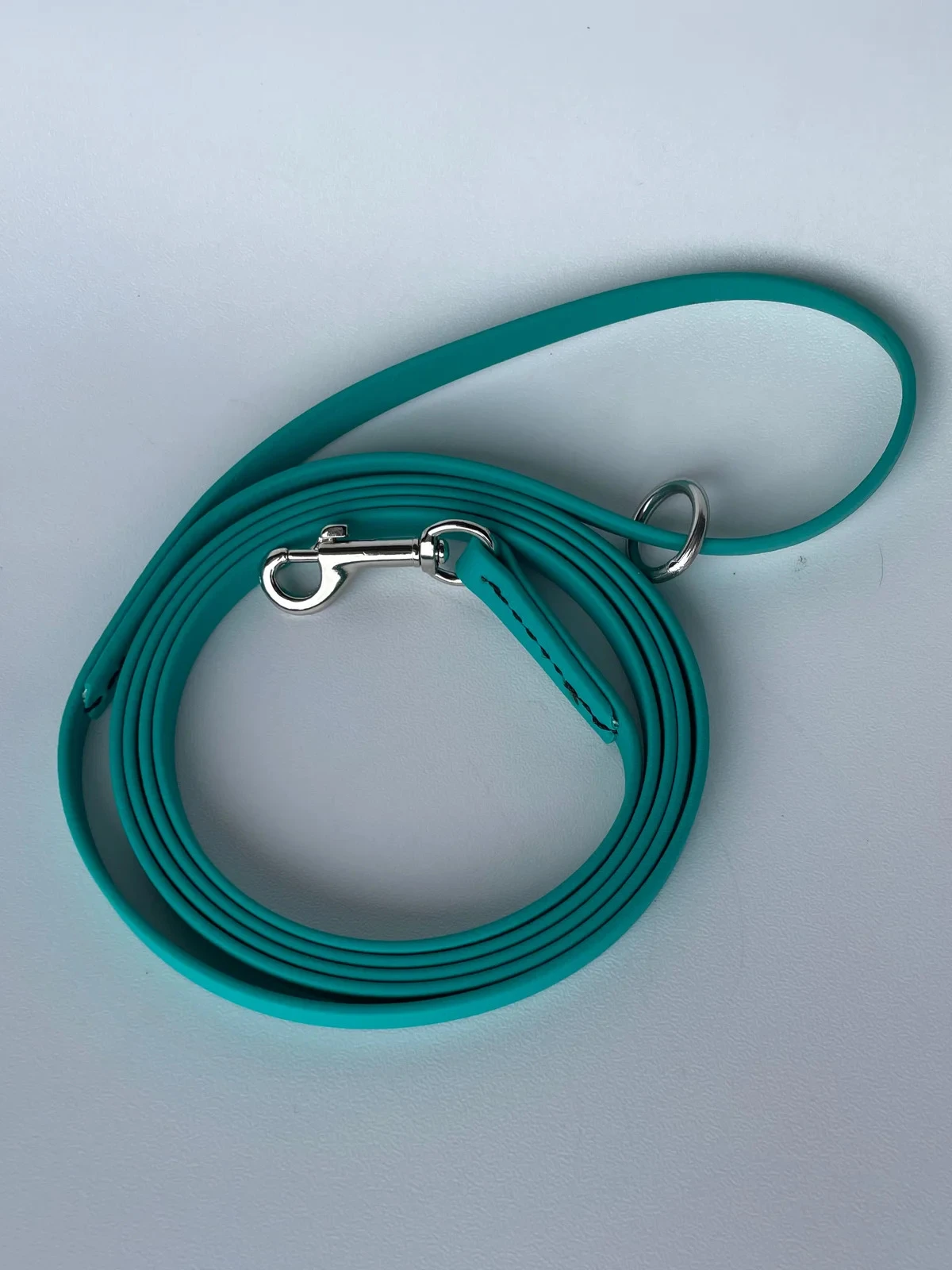 GroomTech Biothane Snap Leads 6' X 1/2" - Teal 3 GroomTech Biothane Snap Leads 6' X 1/2" - Teal