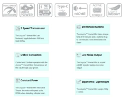 Joyzze Hornet Mini Trimmer 2 Speed [Grey] -Wahl Pet Care Shop JY 99029 7