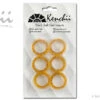 Kenchii Thick Soft Finger Insert Ring Set Of 6 - Gold -Wahl Pet Care Shop KE FIB