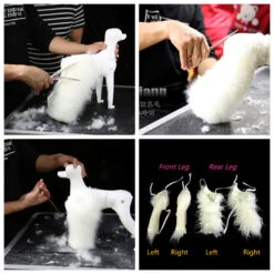 Mr. Jiang Practice Leg Hair [REAR LEFT] / Model Dog -Wahl Pet Care Shop MJ PH02L 4