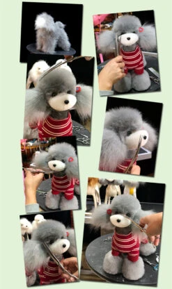 Mr. Jiang Teddy Bear Full Body Coat / Model Dog [Grey] -Wahl Pet Care Shop MJ TB02G 5