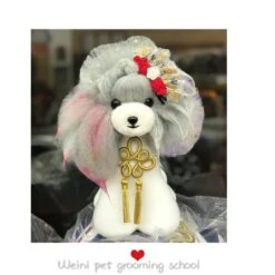 Mr. Jiang Teddy Bear Head Hair / Model Dog [Grey] -Wahl Pet Care Shop MJ TB04G 6