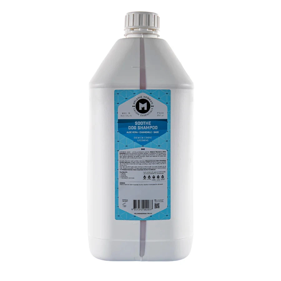Melanie Newman Soothe Dog Shampoo 5L 3 Melanie Newman Soothe Dog Shampoo 5L