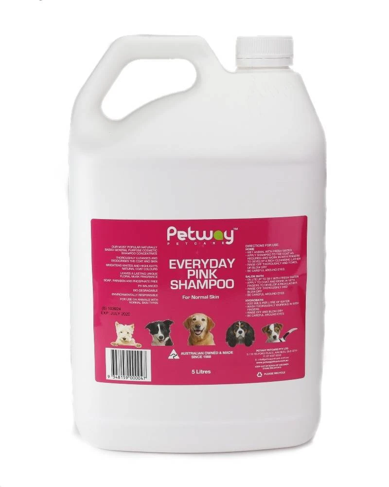 Petway Everyday Pink Shampoo 5L 3 Petway Everyday Pink Shampoo 5L