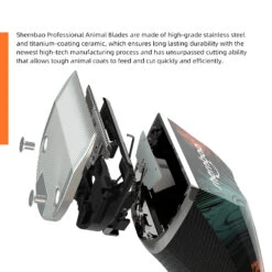 Shernbao Professional 5-in-1 Blade Clipper PGC721 -Wahl Pet Care Shop S PGC721 3