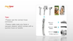 Shernbao Self-Cleaning Pet Brush Kit For Vacuum Cleaners 15 Shernbao Self-Cleaning Pet Brush Kit For Vacuum Cleaners -Wahl Pet Care Shop S SMDC KIT 3