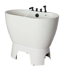 Aeolus Acrylic Bathing Tub With Faucet And Sprayer Kit - Free Booster