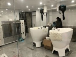 Aeolus Acrylic Bathing Tub With Faucet And Sprayer Kit - Free Booster -Wahl Pet Care Shop T BTF1200DB 7