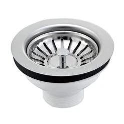 W Mark Drain / Sink Basket Waste With Watermark For Bath