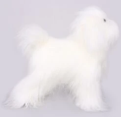 KissGrooming Teddy Bear Coat For Model Dog Mannequin [White]