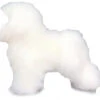 KissGrooming Bichon Frise Coat For Model Dog Mannequin [White]