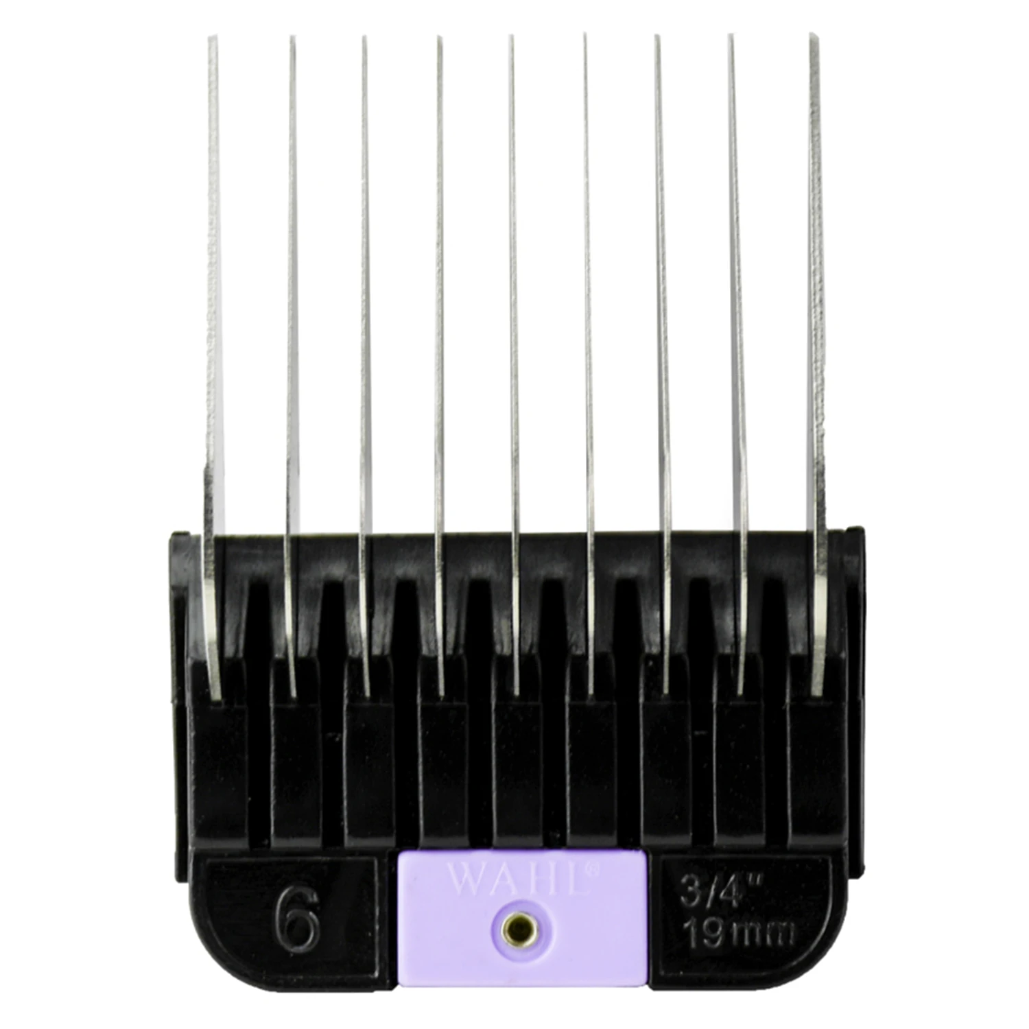 Wahl Stainless Steel Comb Attachment Size 6, 19mm 3 Wahl Stainless Steel Comb Attachment Size 6, 19mm